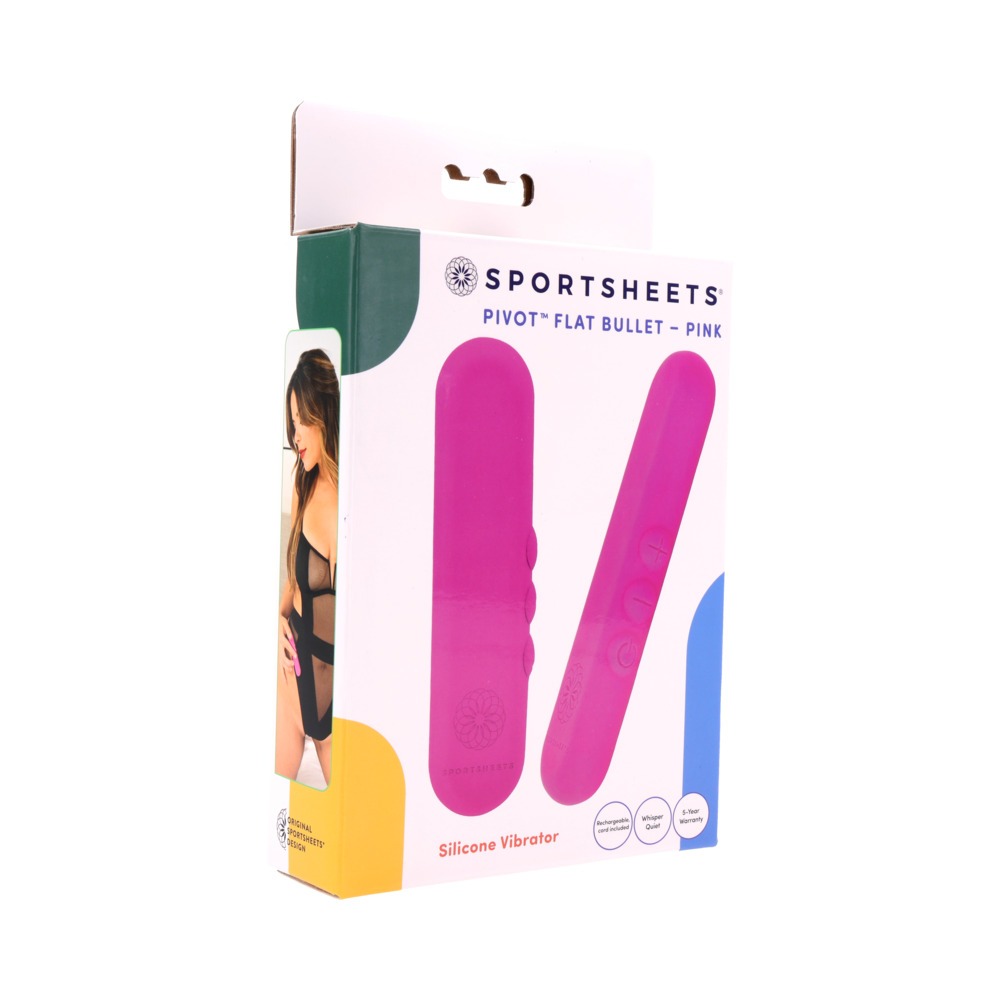 Product image of the Pink Sportsheets vibrator on clean background