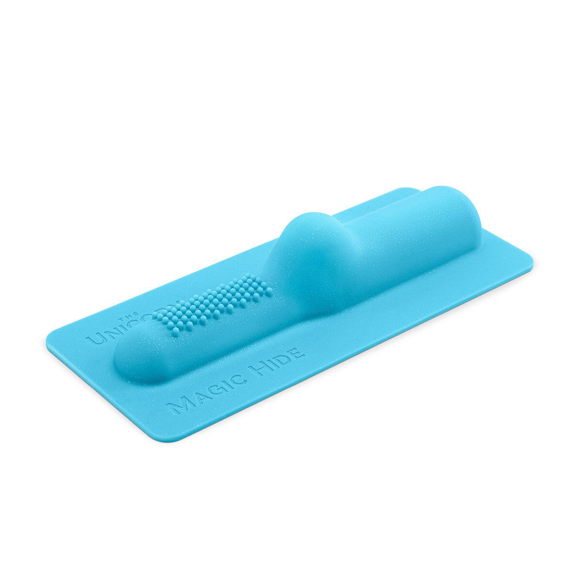 Angled view of the  Cowgirl vibrator designed for intimate use