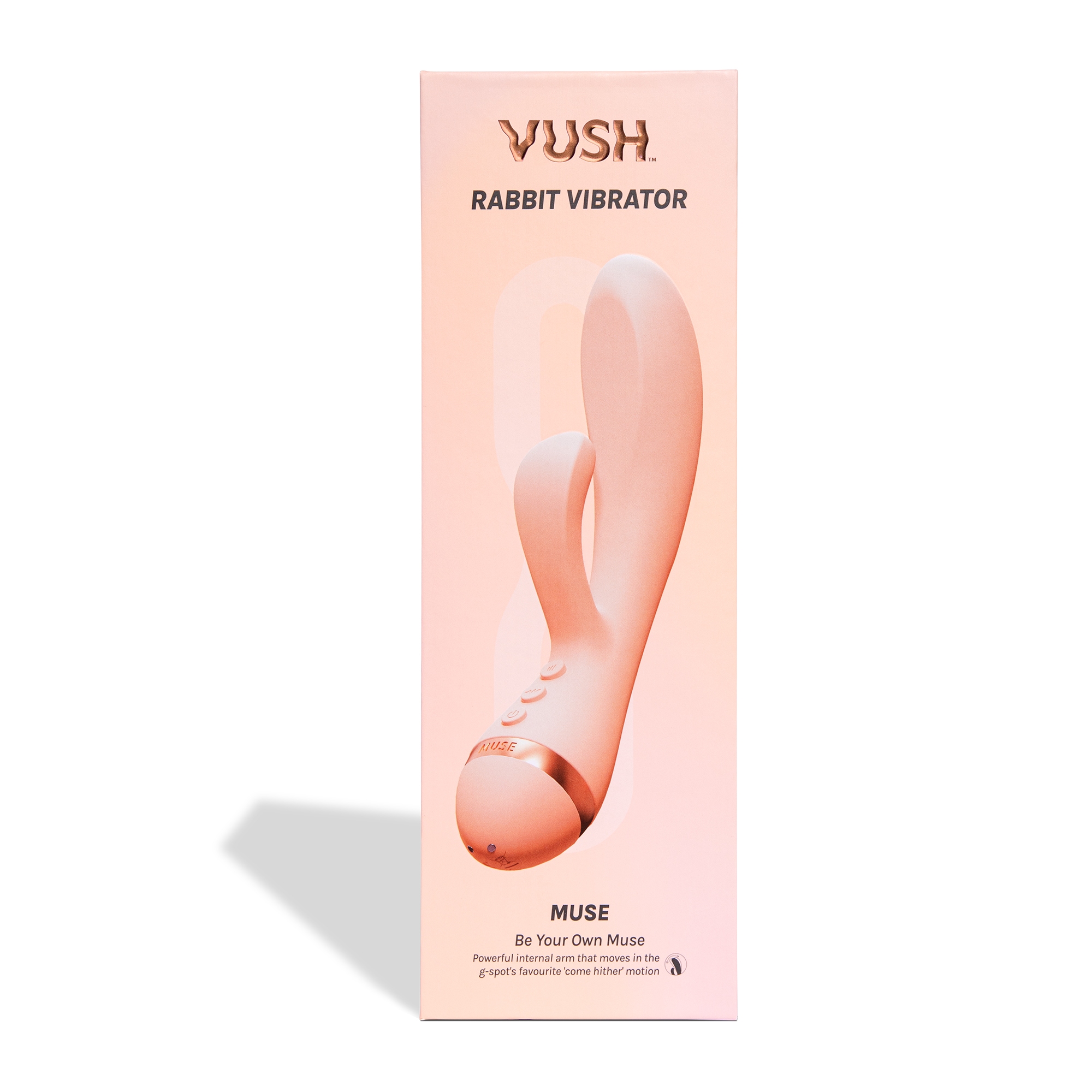 Close-up of the  VUSH vibrator for texture detail