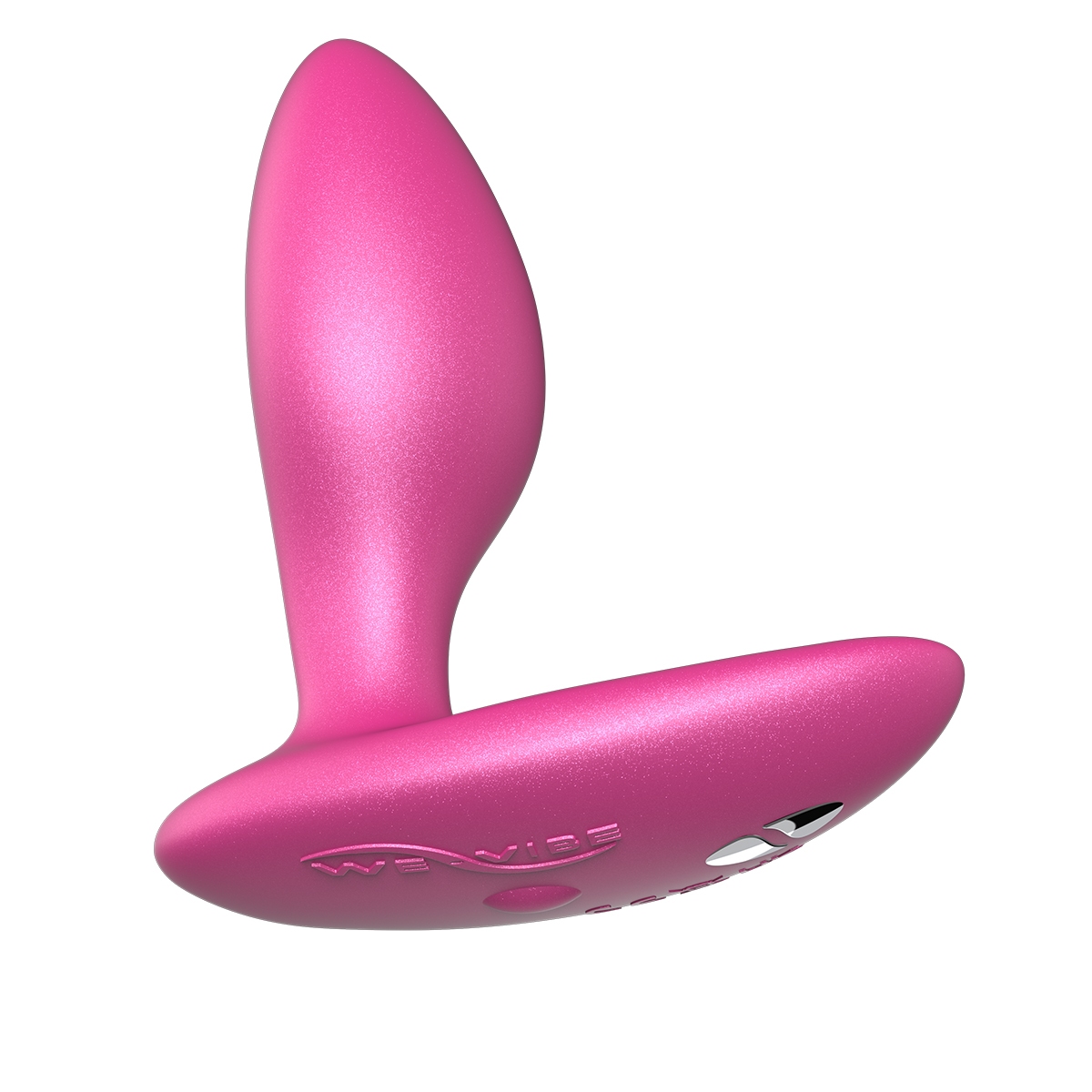 Fully assembled Pink We-Vibe vibrator with smooth exterior