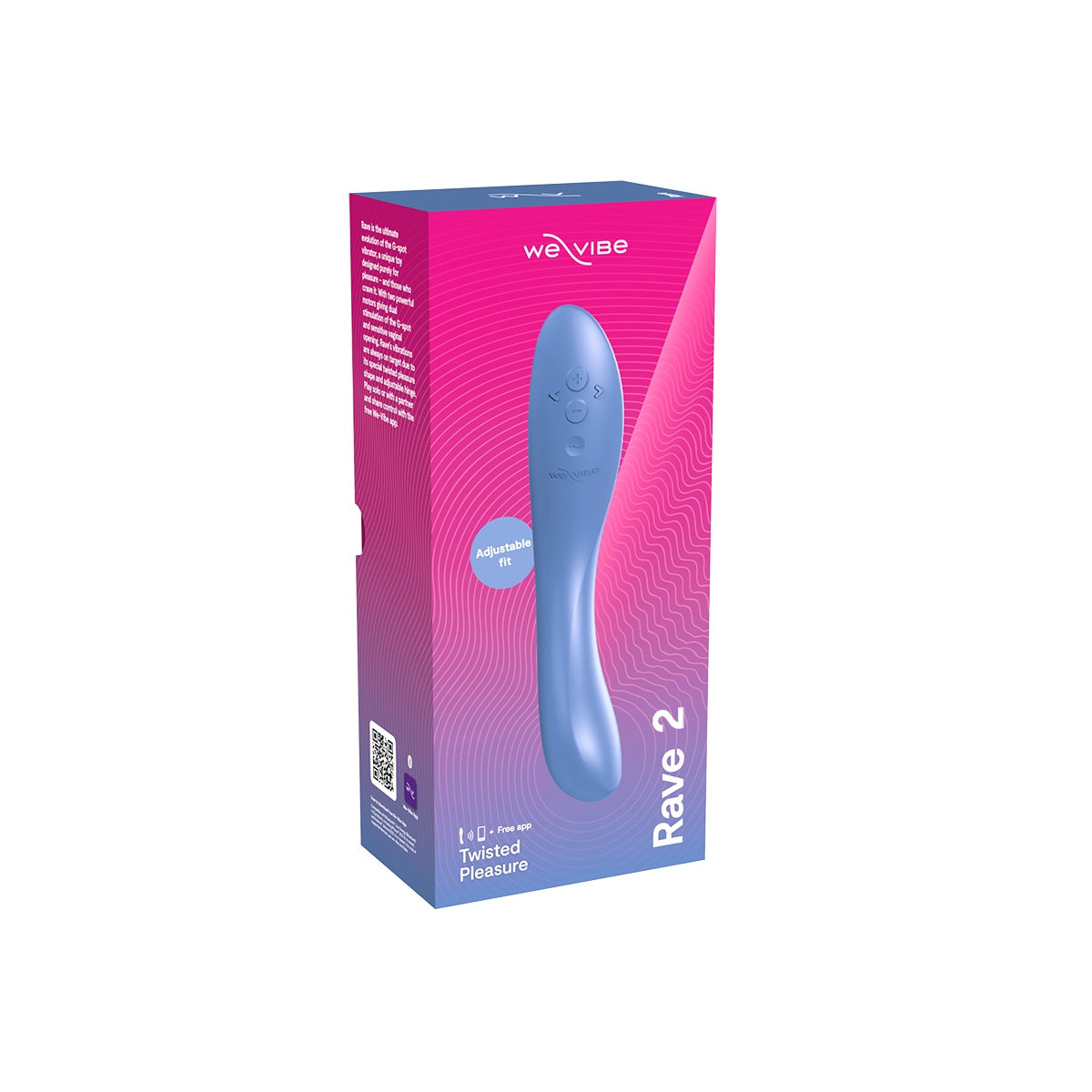 Waterproof design shown in the Blue We-Vibe vibrator