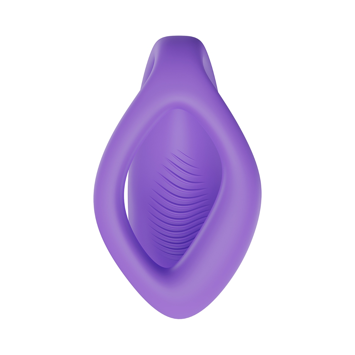 Purple We-Vibe vibrator positioned upright for display