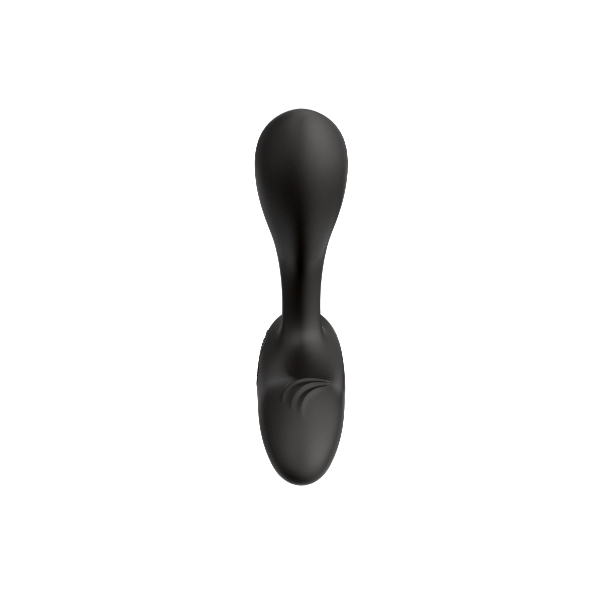 Black We-Vibe vibrator positioned upright for display