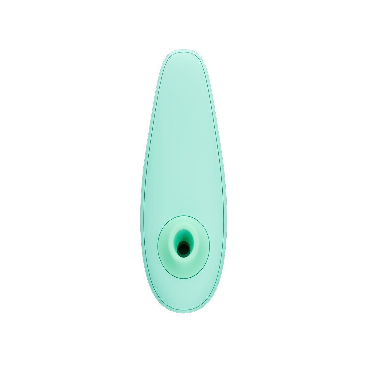 Angled view of the  Womanizer vibrator designed for intimate use