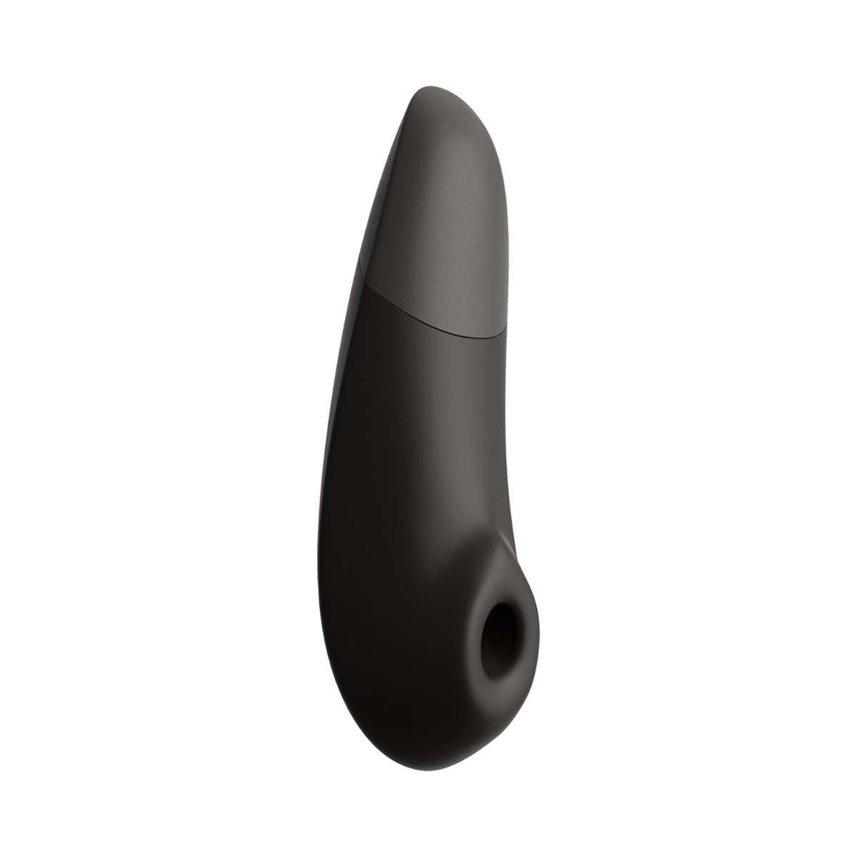 Fully assembled Black Womanizer vibrator with smooth exterior