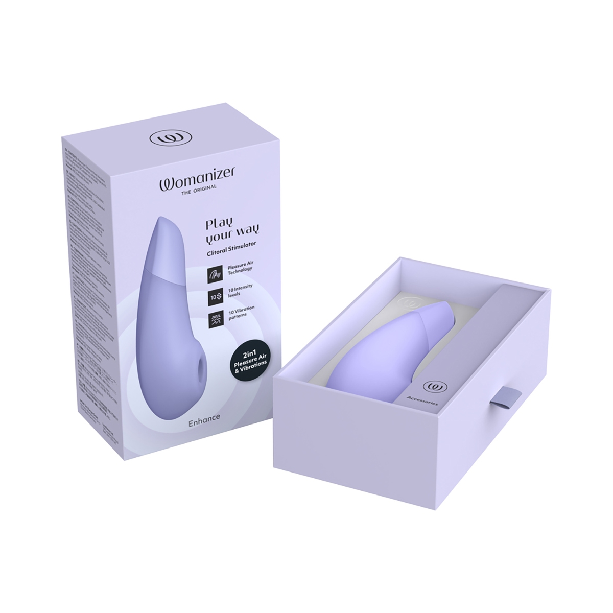 Product image of the  Womanizer vibrator on clean background