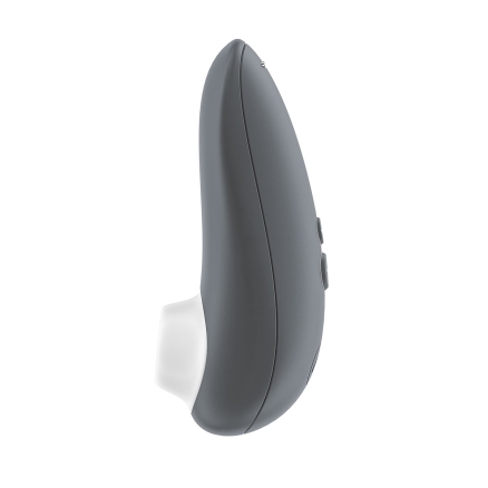 Womanizer vibrator Starlet 3 Gray shown in hand for scale