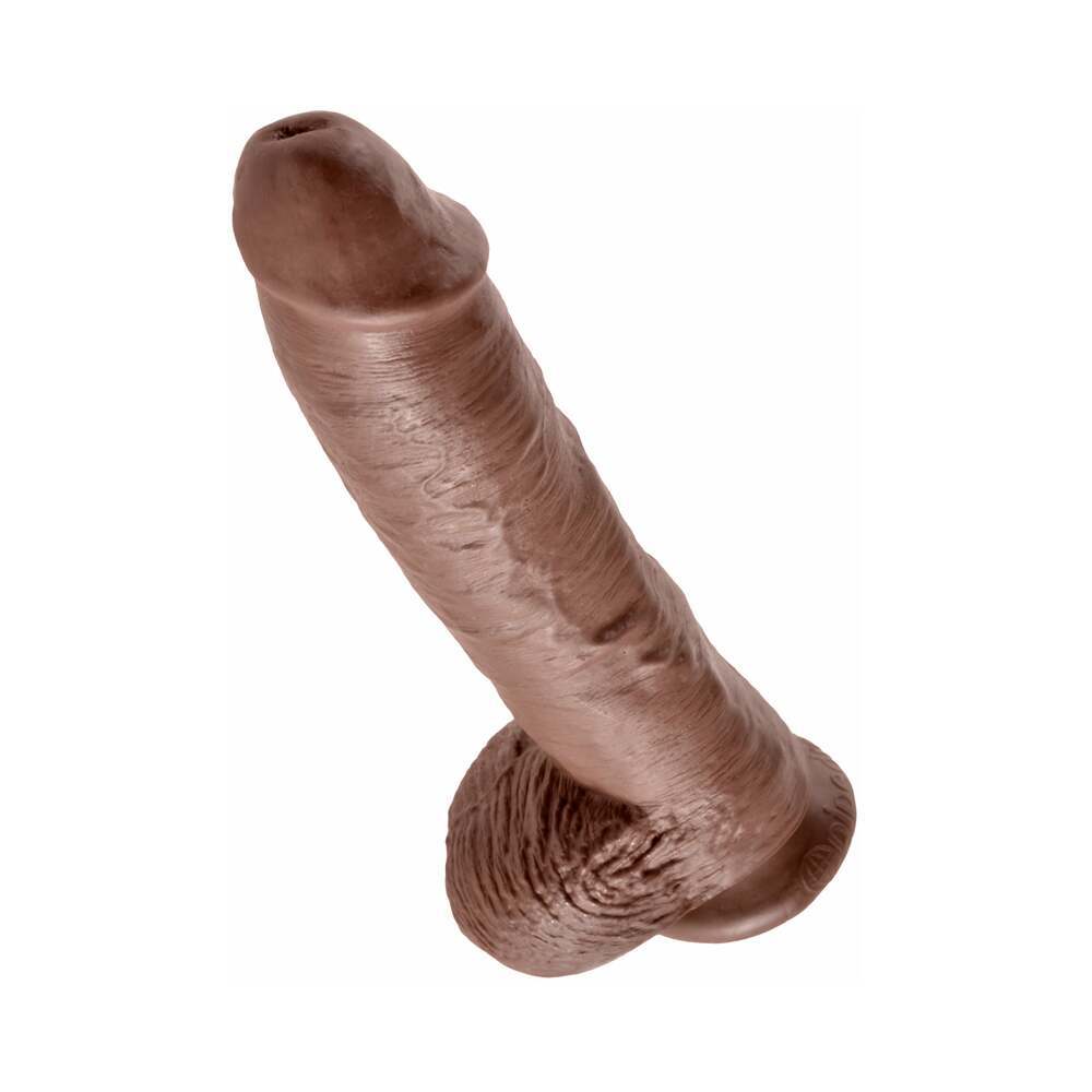 10 inch Dildo from Pipedream in Brown Chocolate Cocoa designed for anal sex with Her or Him