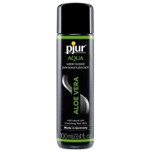 Bottle of 100 ml Water Based Lube Pjur showing clean, lightweight formula