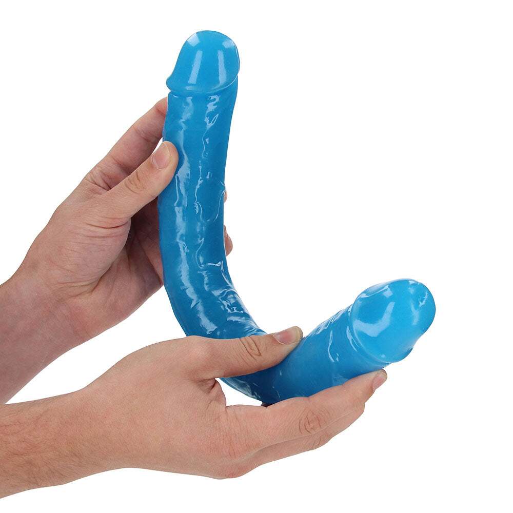 15 inch Dildo from Shots in Blue designed for anal sex with Her or Him