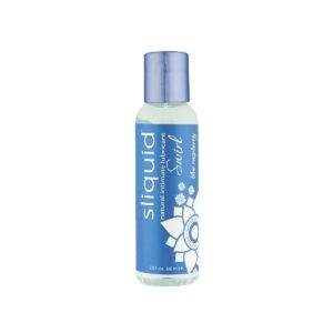 2 oz Vegan Lube Sliquid Swirl Blue Raspberry