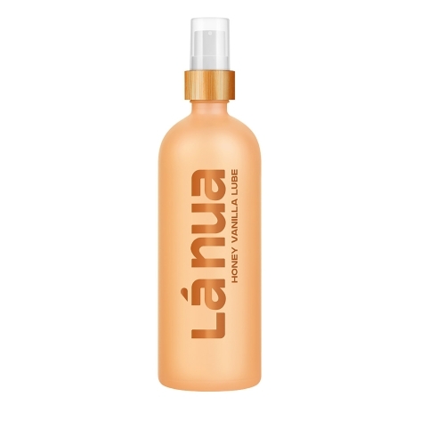 Bottle of 200 ml Water Based Lube La Nua showing clean, lightweight formula