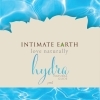 Bottle of 3 ml. Water Based Lube Intimate Earth showing clean, lightweight formula