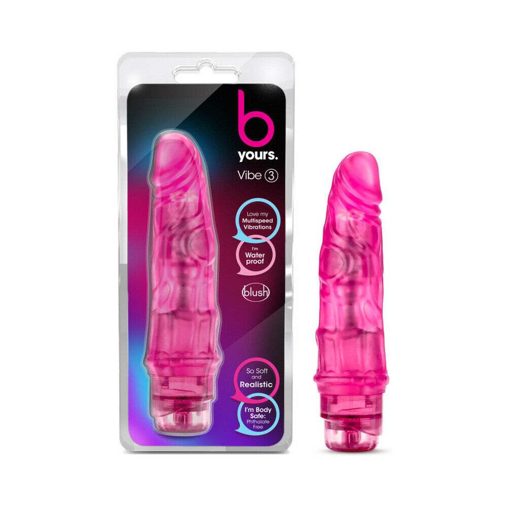 7.75 inch Dildo by Blush in Light Pink shown for use by Her or Him