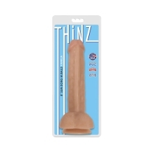 8 inch Dildo by Curve Novelties in Vanilla Ivory Beige shown for use by Her or Him