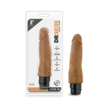 8 inch Dildo by Blush in Tan Light Brown Mocha shown for use by Her or Him
