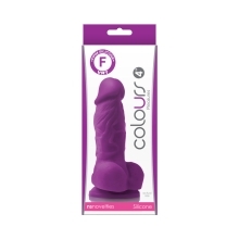 4 inch Dildo by NS Novelties in Purple shown for use by Her or Him