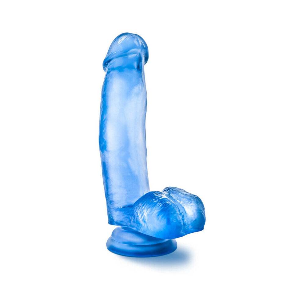 7 inch Dildo from Blush in Blue designed for anal sex with Her or Him
