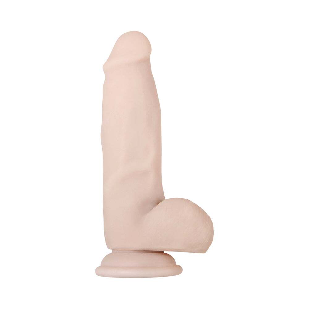 7 inch Dildo from Evolved in Vanilla Ivory Beige designed for anal sex with Her or Him