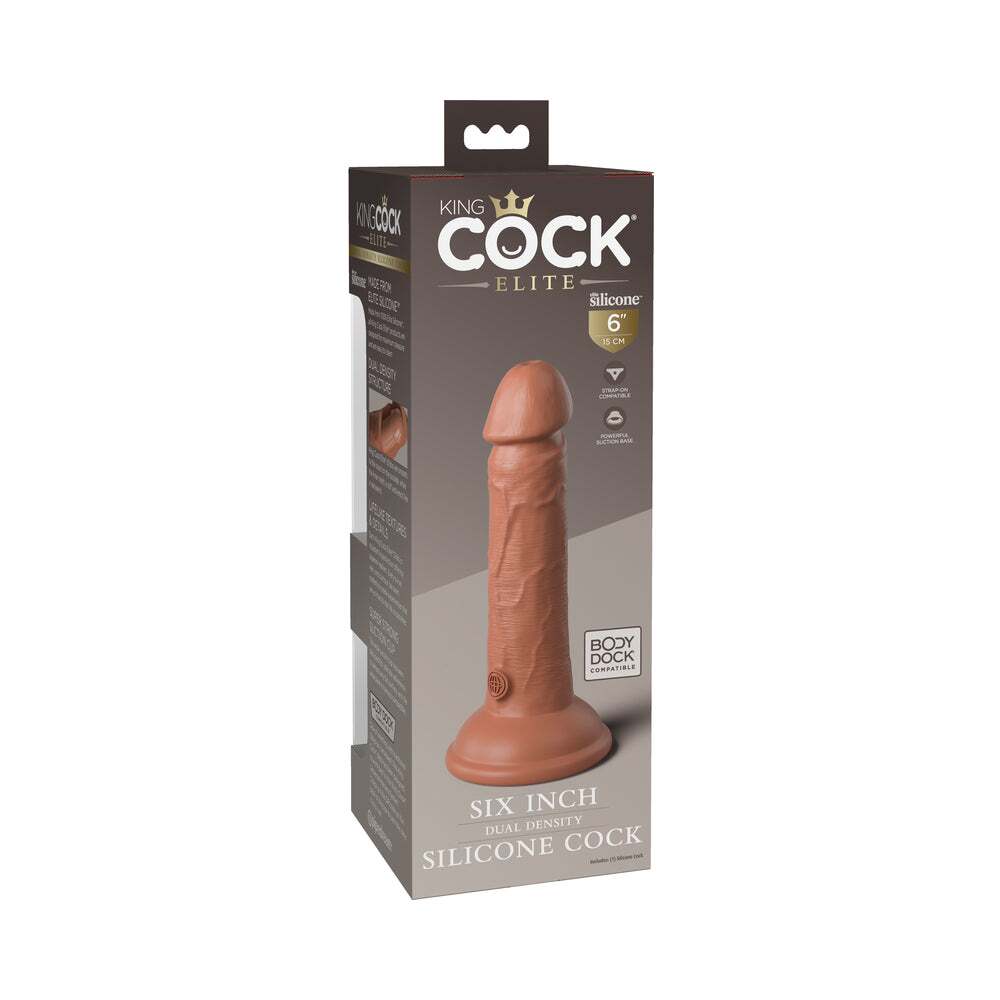 7 inch Dildo by Pipedream in Tan Light Brown Mocha displayed for pegging Him or Her