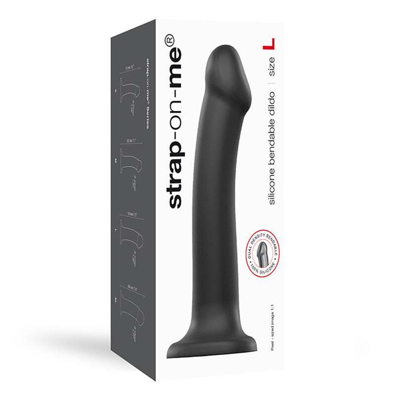 Dildo by Lovely Planet in Black shown for use by Her or Him