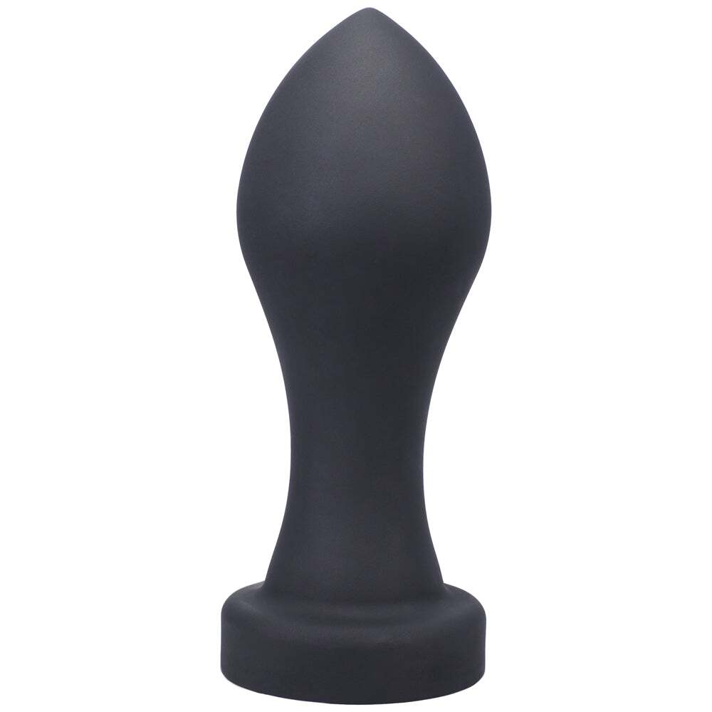 Dildo by Tantus in Black shown for use by Her or Him