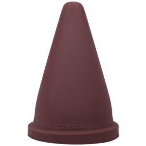 Dildo Tantus Wine Red Burgundy Cone Squat Firm Garnet (Box)
