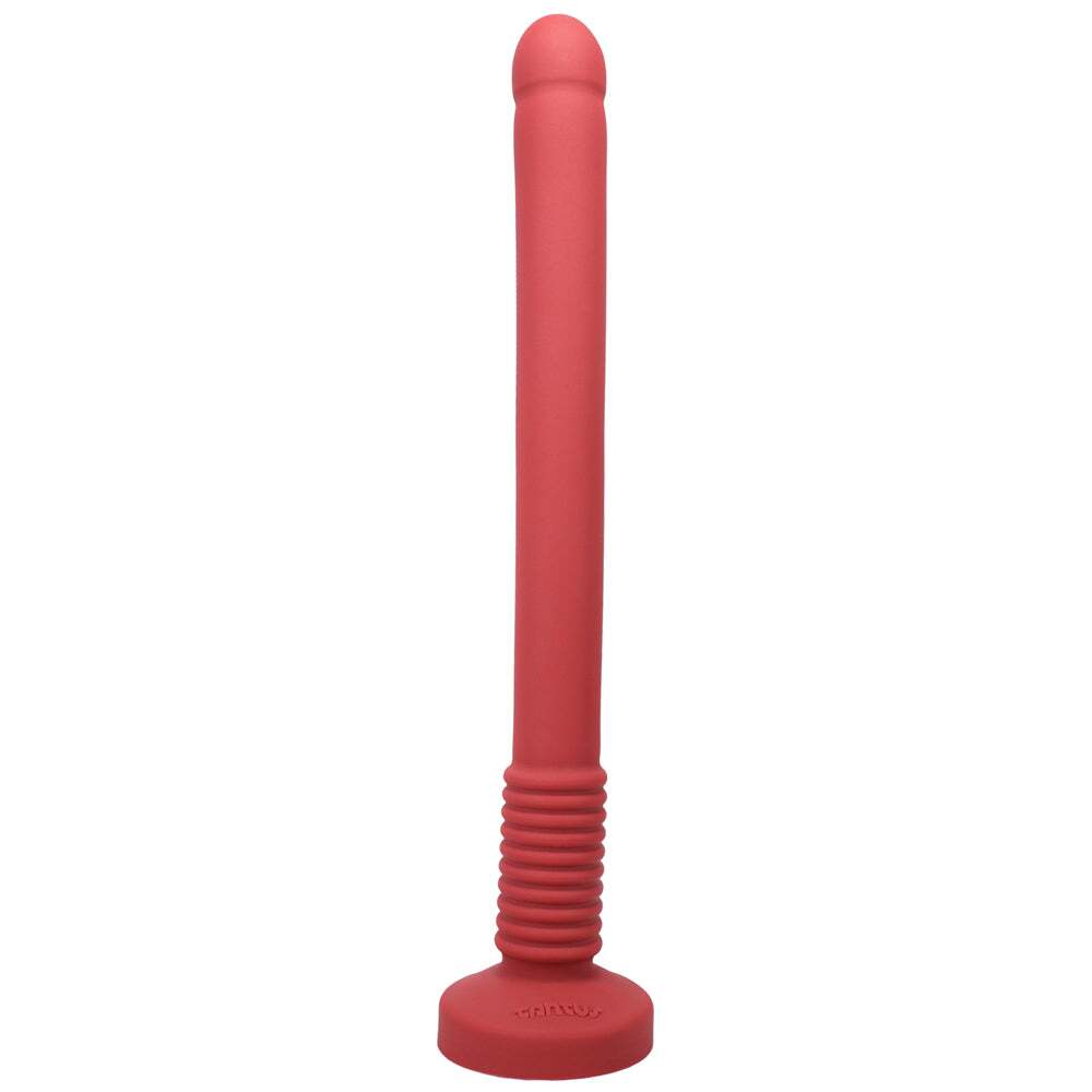Dildo by Tantus in Red shown for use by Her or Him