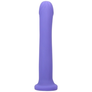 Dildo by Tantus in Purple shown for use by Her or Him