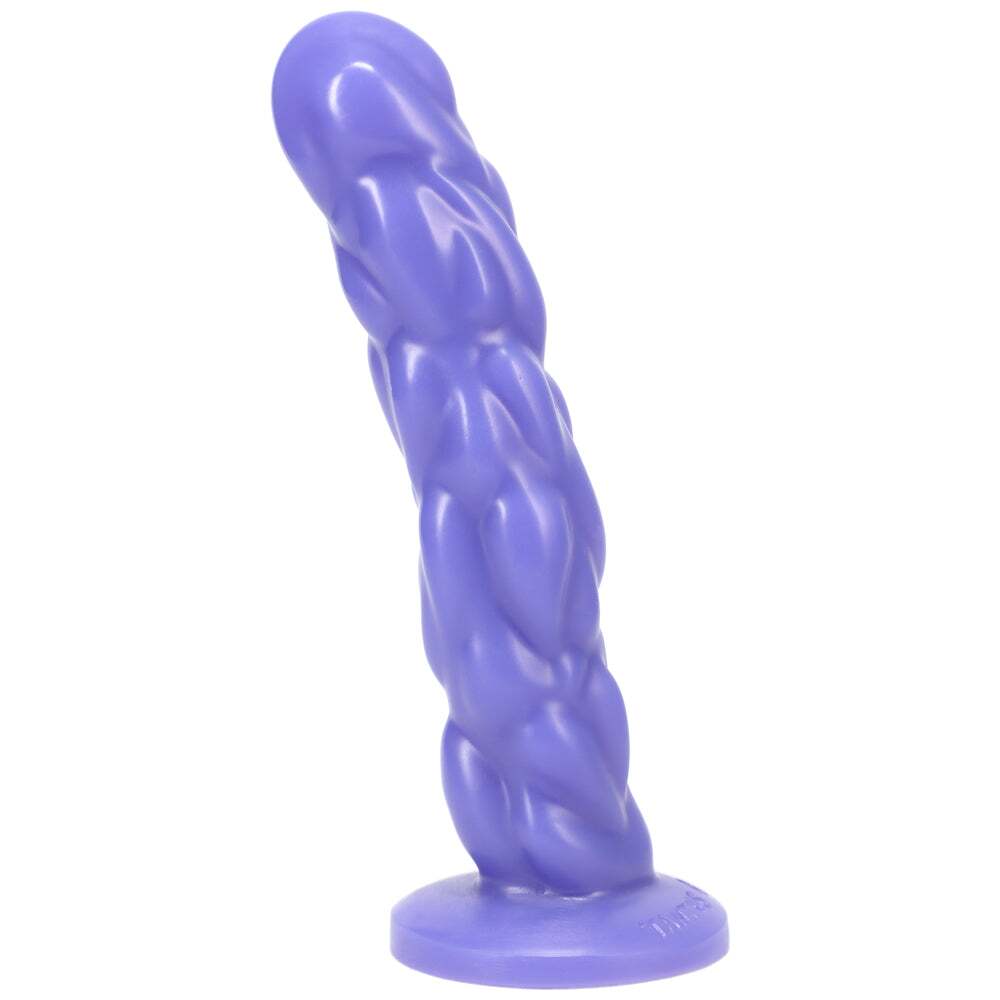 Dildo by Tantus in Purple shown for use by Her or Him