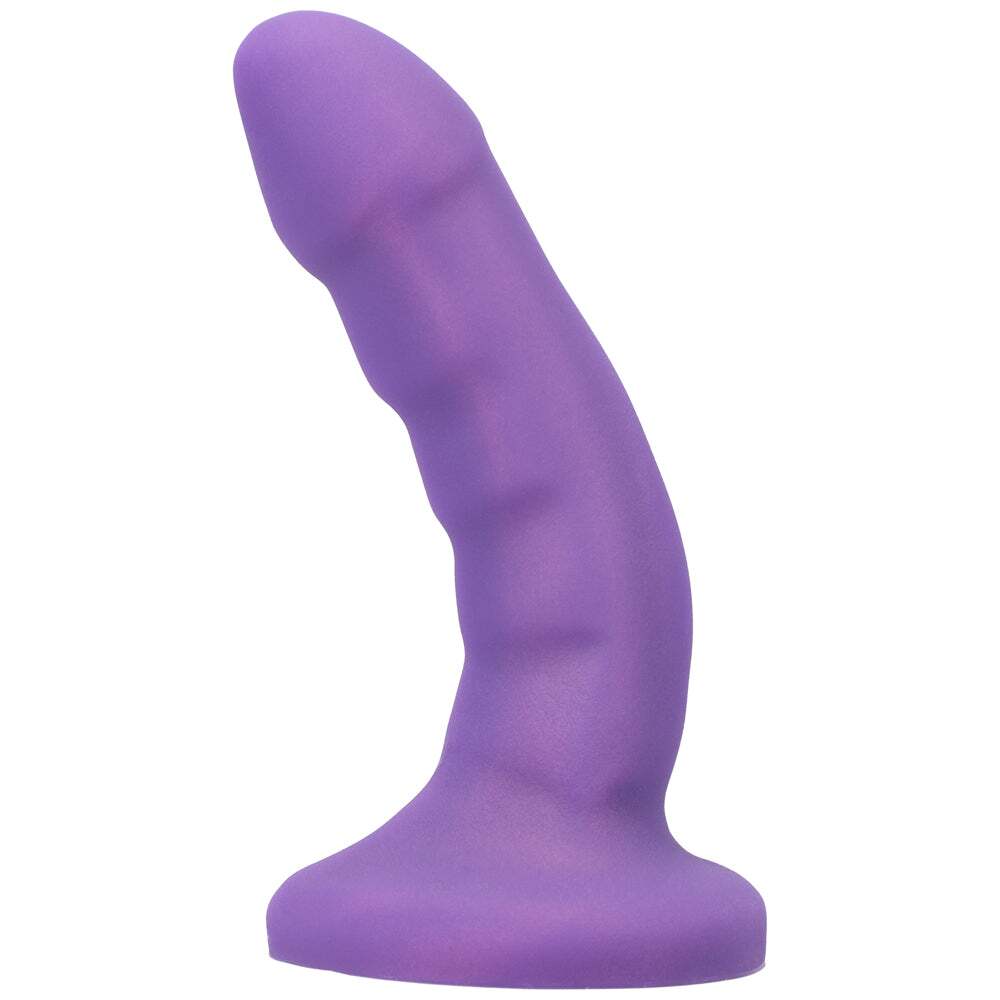 Dildo by Tantus in Purple shown for use by Her or Him