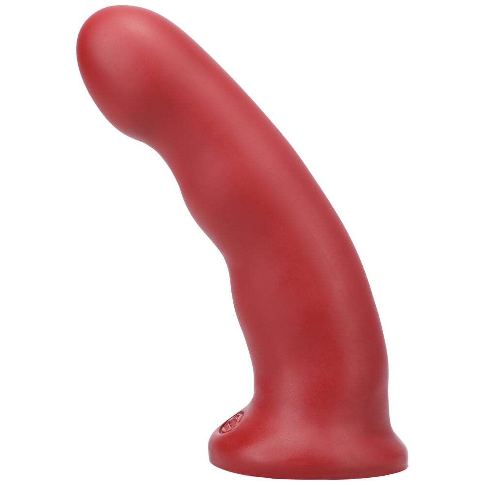 Dildo by Tantus in Red shown for use by Her or Him