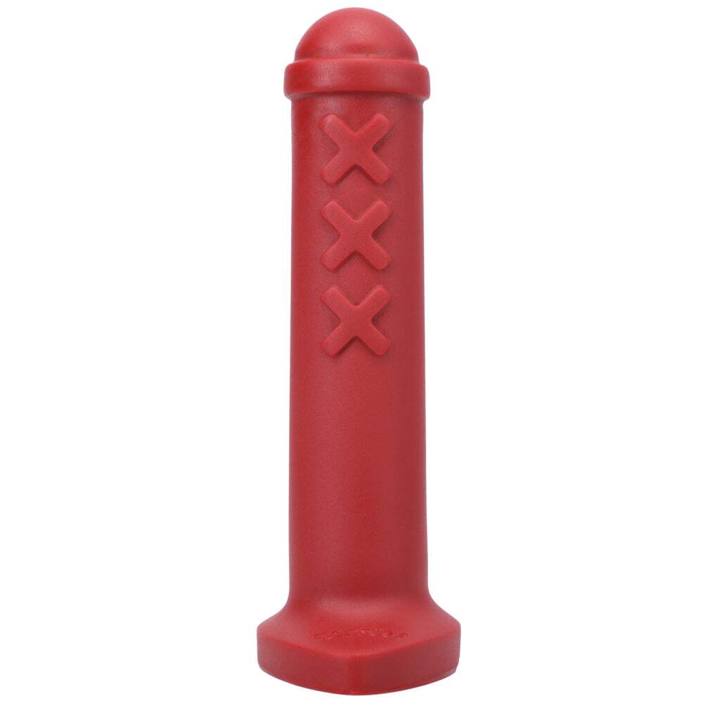 Dildo by Tantus in Red shown for use by Her or Him