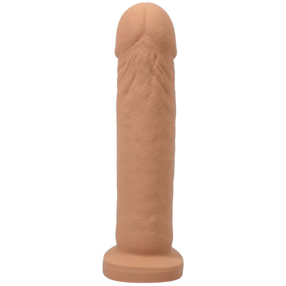 Dildo by Tantus in Brown Chocolate Cocoa shown for use by Her or Him