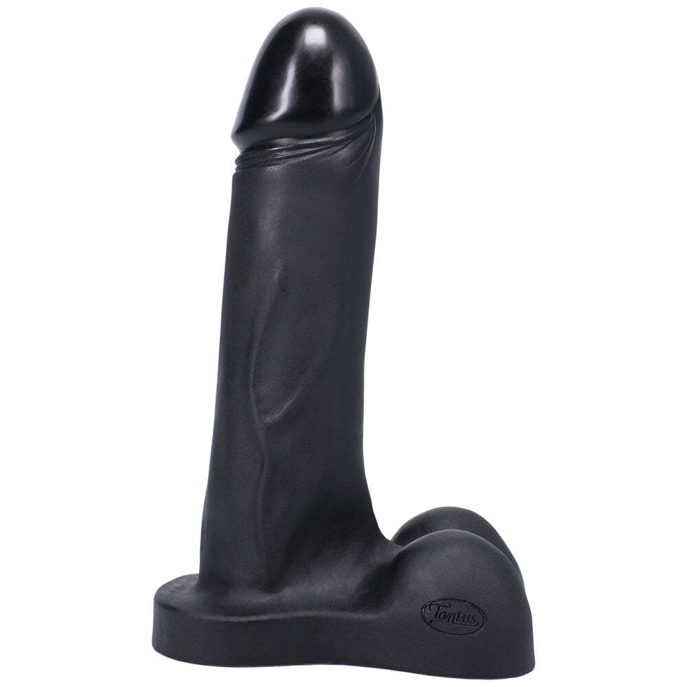 Dildo by Tantus in Black shown for use by Her or Him