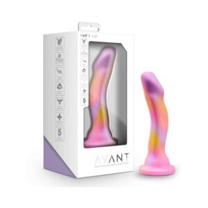 7.5 inch Dildo Blush Multi-Color Avant Sun''s Out Silicone