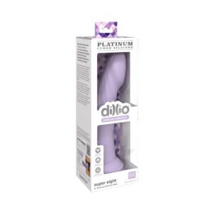 8 inch Dildo Pipedream Light Purple Dillio Platinum Collection Super Silicone