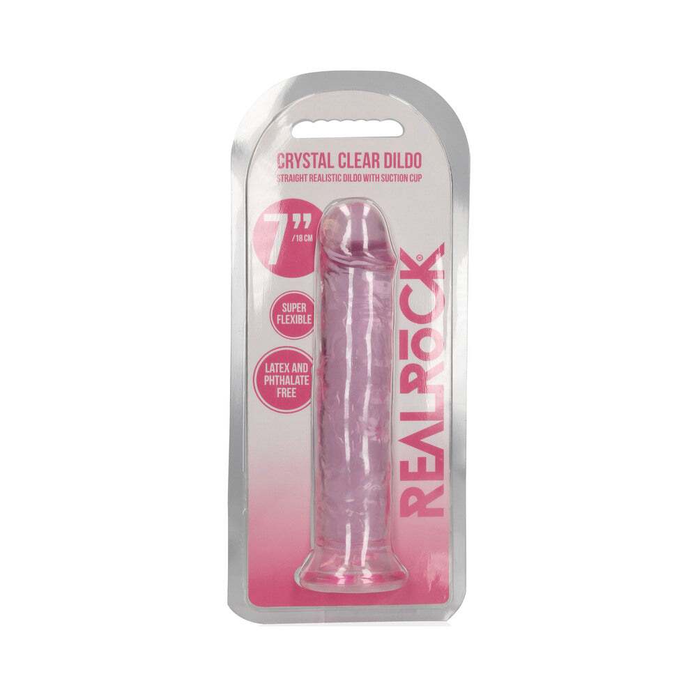 7 inch Dildo by Shots in Light Pink shown for use by Her or Him