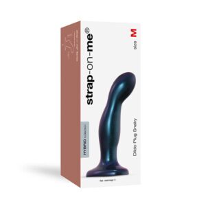 Dildo Lovely Planet Blue Strap On Me Plug Snaky Metallic Medium