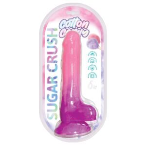 6 inch Dildo Hott Products Hot Pink Magenta Fuchsia Cotton Candy Sugar Crush Silicone