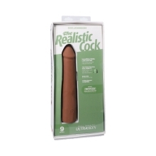 9 inch Dildo by Doc Johnson in Tan Light Brown Mocha shown for use by Her or Him