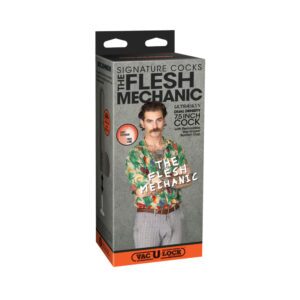 7.5 inch Dildo Doc Johnson Vanilla Ivory Beige Signature Cocks The Mechanic ULTRASKYN Vac U Lock