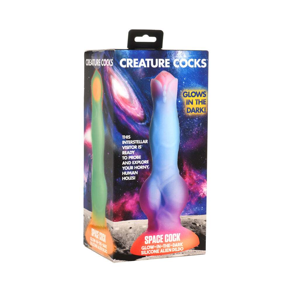 Dildo by XR Brands in Multi-Color shown for use by Her or Him