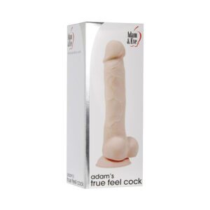 7 inch Dildo Adam & Eve Vanilla Ivory Beige Adam''s True Beige
