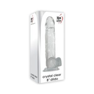 8 inch Dildo Adam & Eve Clear Crystal