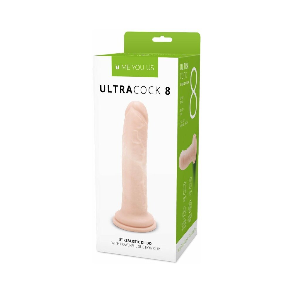 8 inch Dildo by Me You Us in Vanilla Ivory Beige shown for use by Her or Him
