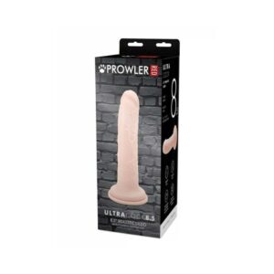 8.5 inch Dildo Prowler RED Vanilla Ivory Beige Ultra Cock Realistic Vanilla