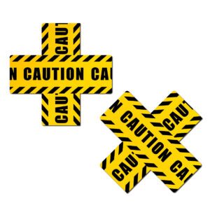 Sexy Nipple Covers  Caution Tape