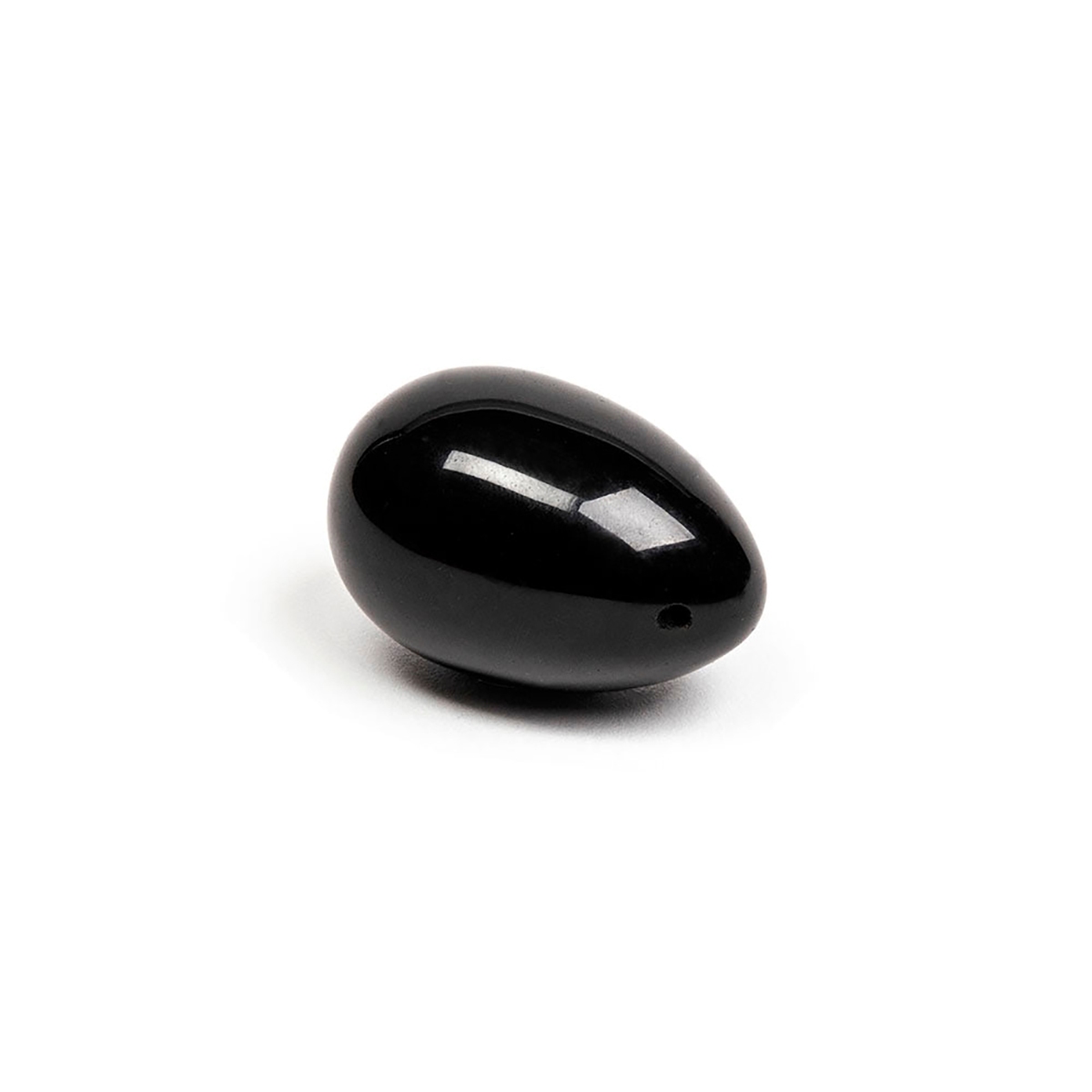 Buy Chakrubs Xaga Yoni Egg Obsidian drilled kegel exercise device for pelvic floor muscle strengthening.