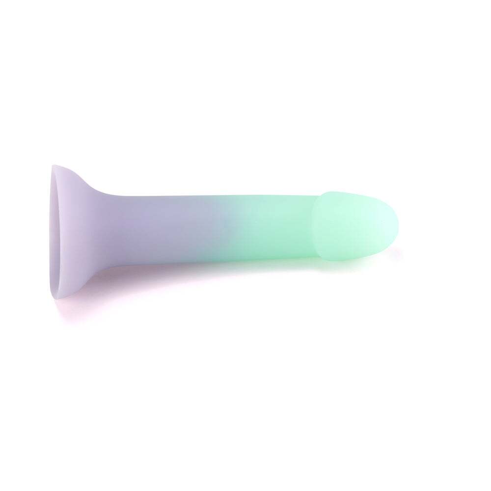 Dildo by Adam & Eve in Multi-Color shown for pegging Her or Him
